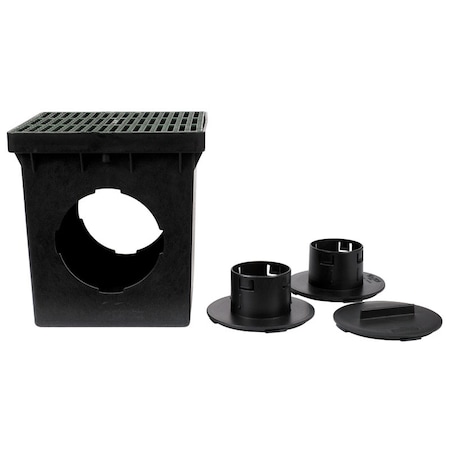 Nds NDS Draintech 12 in. W X 12.75 in. D Square Catch Basin Kit 1212SD2KB